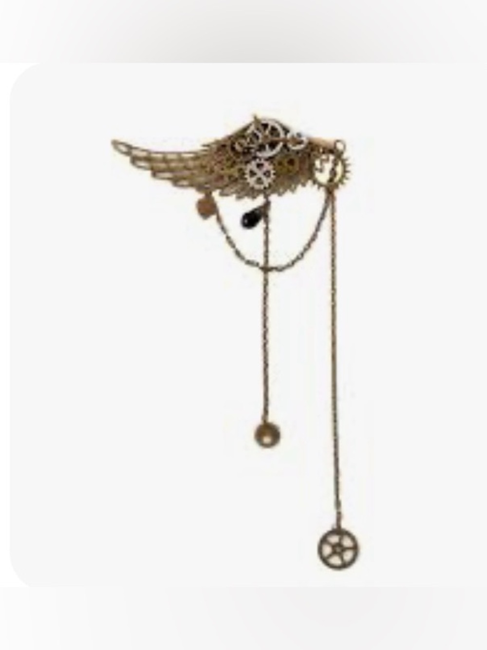 Gothic Steampunk Mechanical Gear Clip
